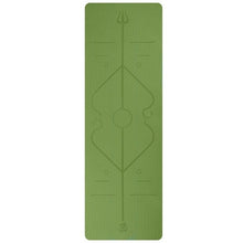 Load image into Gallery viewer, Yoga Mat (black and green)