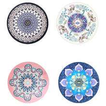 Load image into Gallery viewer, Round Yoga Mat Meditation