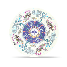 Load image into Gallery viewer, Round Yoga Mat Meditation