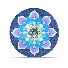 Load image into Gallery viewer, Round Yoga Mat Meditation