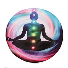 Load image into Gallery viewer, Round  Yoga Mat Meditation