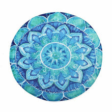 Load image into Gallery viewer, Round  Yoga Mat Meditation